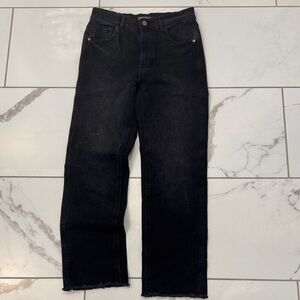 DL1961 Women's Black Straight Leg Jeans